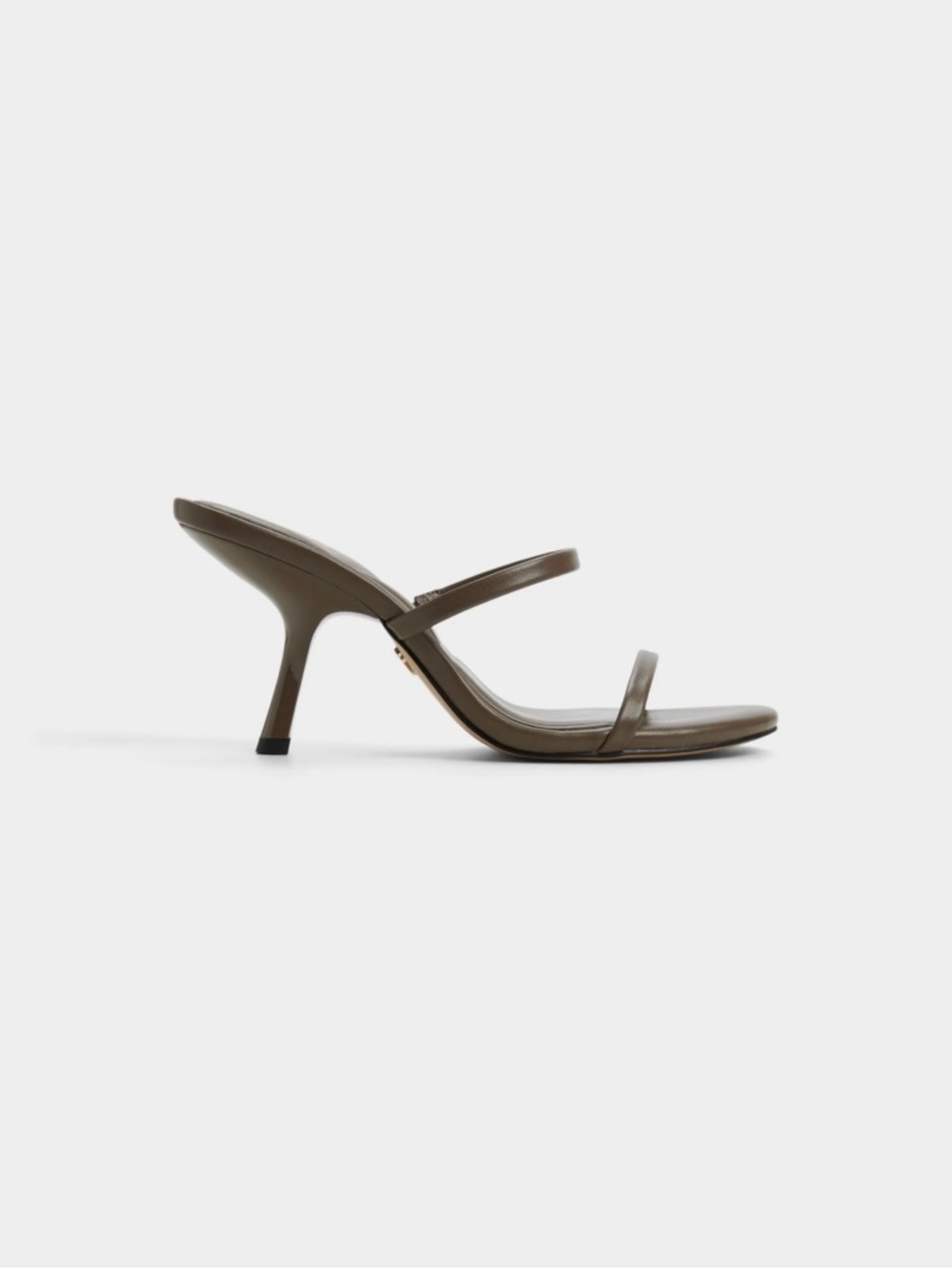 Aldo Avelinda Double-Strap Heeled Sandal in Olive